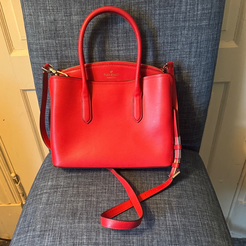 Kate Spade Vibrant Red Satchel